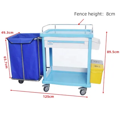 Linen Cart with Detachable Linen Bag