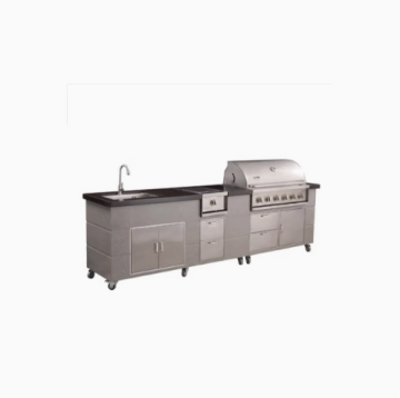 Stainless Steel Outdoor Kitchen Worktop 304 Gas Grill