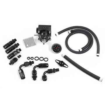 Universal AN6 Hose Fitting Adjustable Fuel Pressure Regulator 0-100psi