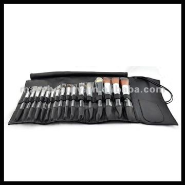 Nylon makeup brush roll set16 travel set