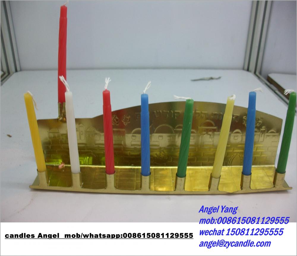 Stock Jewish Candle Candle للمهرجان