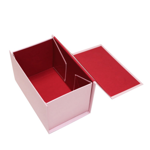 Packaging Supplies Pink Paper Origami Foldable Gift Boxes