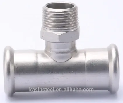 Viega style DVGW M-profile copper equal tee