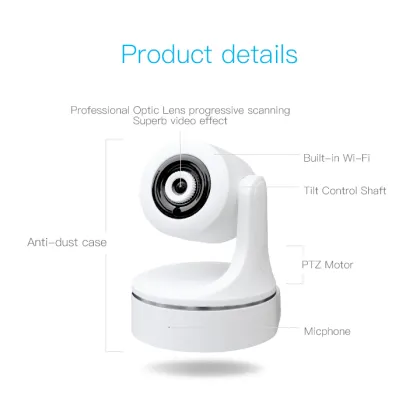 720P pet 360 degrees rotation wireless moving camera
