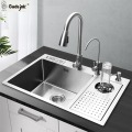 Stainless Steel Multifunctional Kitchen Sink with Cup Rinser