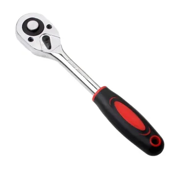 High-Quality Ratchet Wrench Set: Box End Tools Collection Including 1/2", "3/8", "1/4