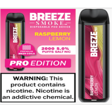 Breeze Pro Disposable Vape 2000 Puffs 1000mAh