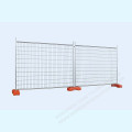 Welded Temporary Fence With Concrete Block Feet