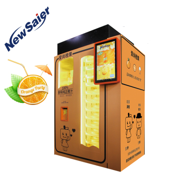 Coin Operated Orange Juicer Vending Machine with Electronic Components
