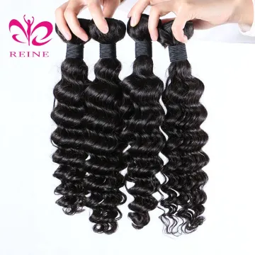 Wholesale deep  Wave 3/4 Bundles  Virgin Malaysian Deep Wave Hair, Unprocessed Wave Wet And Wavy Human Hair Weave