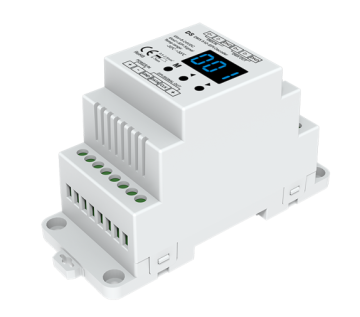 SKYDANCE DS RF Wireless DMX to SPI Converter with Display for RGB/RGBW LED Control