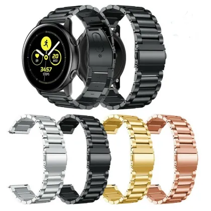 20mm/22mm Stainless Steel Watch Band Strap for Samsung Galaxy Watch