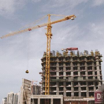 Tower Crane, QTZ160, 10T Maximum Load, 2.3T Tip Load, 60m Jib Length Construction Hoist