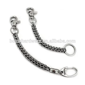 Fashion High Quality Metal Trigger Swivel Snap Hook Stainless Steel Wallet Chain