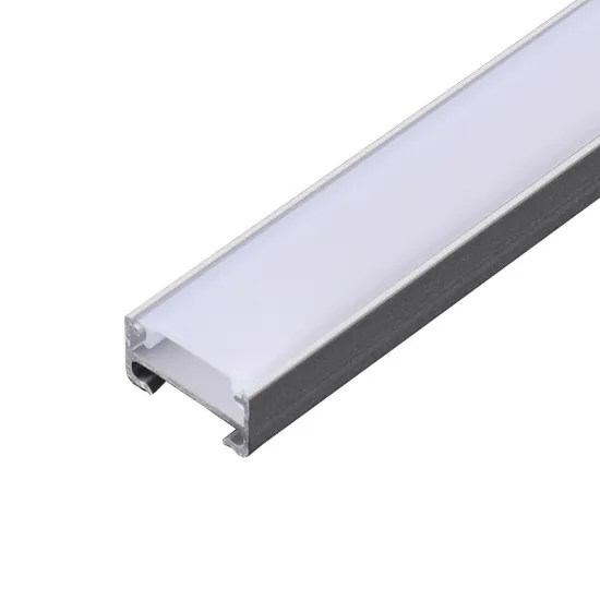 Aluminum LED Strip Light Profile with 12mm Inner Width and Magnetic Attachment