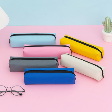 Custom Logo Simple Zipper Pouch for Pens and Pencils