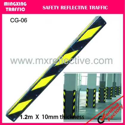 high visibility rubber corner guards