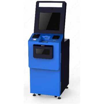 Quiosco dispensador de auto-servicio de autoservicio con impresora de recibos y funciones aceptadoras de monedas