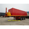 Tippy Semi Trailer motocin tare da Axles 3