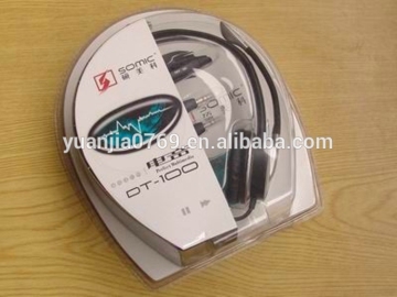 clamshell paper box for earphone packaging