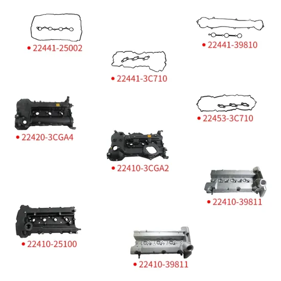 Korean-Style Auto Parts: Engine Valve Compartment Cover for Hyundai and Kia Vehicles with Gasket Included