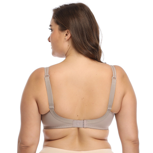 Op voorraad plus size mesh beugelbeha met volledige cup