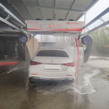 Automatic 24-hour intelligent car washing machine foam waxing air drying cleaning integrated car washing equipment