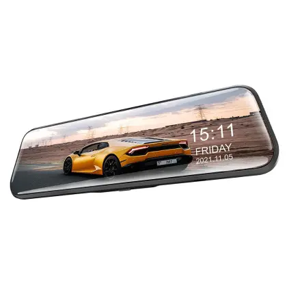9.66 Inch High-Definition Rearview Mirror Car Dash Cam Recorder