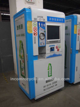 First reverse vending machines for recycle used bottle/cans/paper in china