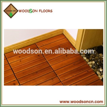 anti-slip 300x300mm chinese fir outdoor decking