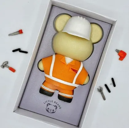 OEM Valentine's Day INS Style Silicone Gloomy Bear Chocolate Mousse Mold