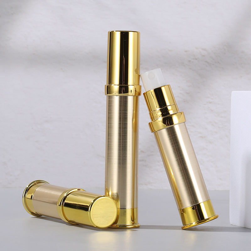 Gold Airless Vacuum Bottles