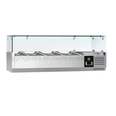 Supermarket Desktop Fruit Salad Refrigerated Display Cabinet Fresh-Keeping Cabinet Display Cabinet