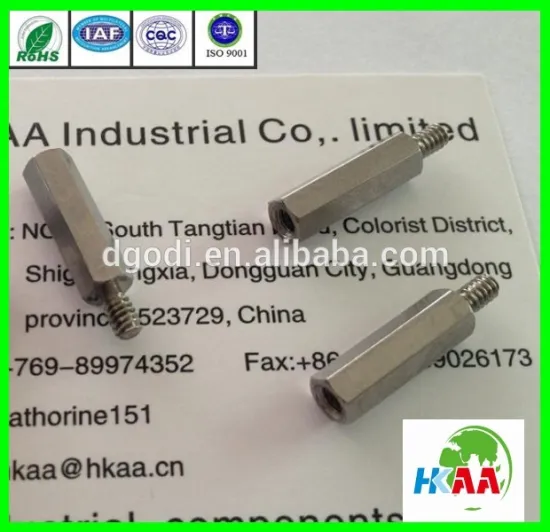 Brass hex male female standoffs/ Copper cylinders/ M3 hex aluminum standoffs