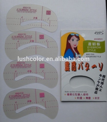 Eyebrow Guide Template Eyebrow Stencil Makeup Tool PVC Tattoo Stencil