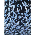 Tissu d&#39;impression jet d&#39;air Rayons Challis 30S pour oiseaux