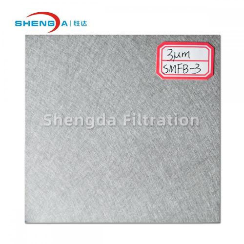 Metallfiber sintrat filtermaterial