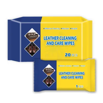 Leather Cleaning Wet Wipes for Bright Furniture