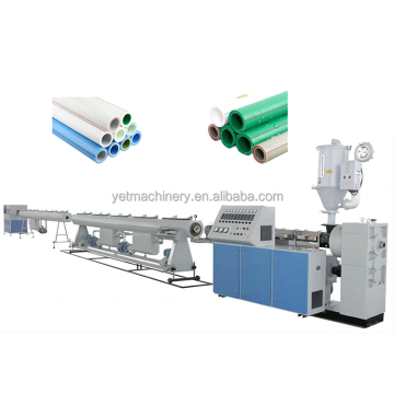 PPR, PP, PE, ABS Pipe Making Extrusion Machines: 2 Cavities Production Line Incorporating Glass Fiber Reinforced PPR Technology