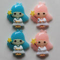 Mini Fairy Meisjes Jongens Hars Cabochon Plaksteen Kralen Slime 100 stks/zak DIY Craft Decor Charms Handgemaakte Telefoon Shell Spacer