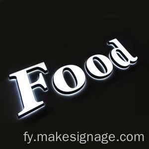 Oanpaste LED Acryl Brief