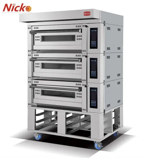 3 Deck 6 Tray Commercial Gas Oven Bread Oven