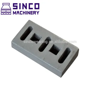 Hazemag crusher High Chrome Impact Liner Plate
