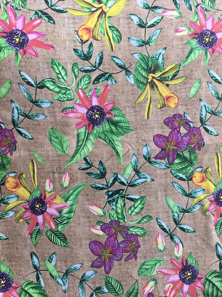 Texture Design Rayon Poplin shuttle 45S Printing Fabric