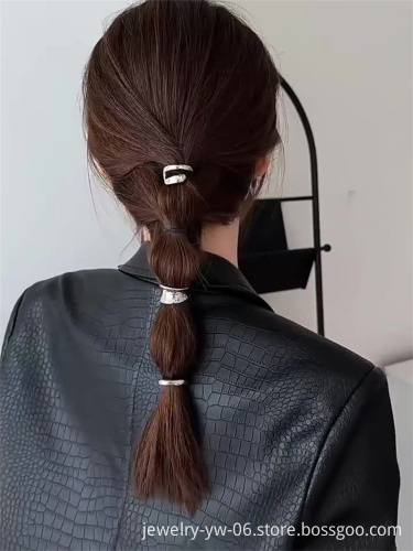Luoyan Fashionable Rubber Band Hair Ties and Barrettes: Stylish Hair Accessories for Women