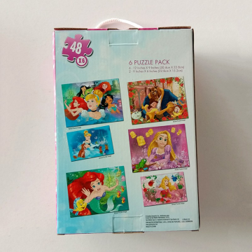 6PK 3D Lenticular puzzle for kids