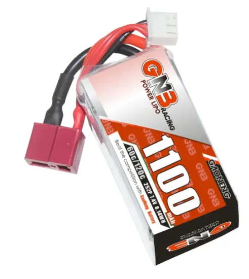 GAONENG GNB 1100mah 2S 7.4V 60C/120C T-Plug power LiPo battery for FPV Drone/RC Car/Toy Boat