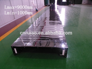 High quality armoured vertical shield for machine tools for cnc
