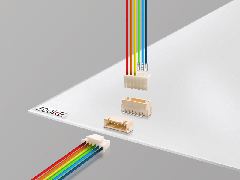 2,50mm pitch wire to board Connectors Series Produk