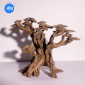 Resin kayu brazil buatan untuk dekorasi akuarium